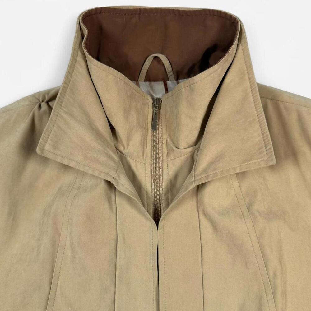 Mackintosh New England Chore Jacket Women’s L Tan Utility Coat Barn Jacket Prep - Picture 5 of 8